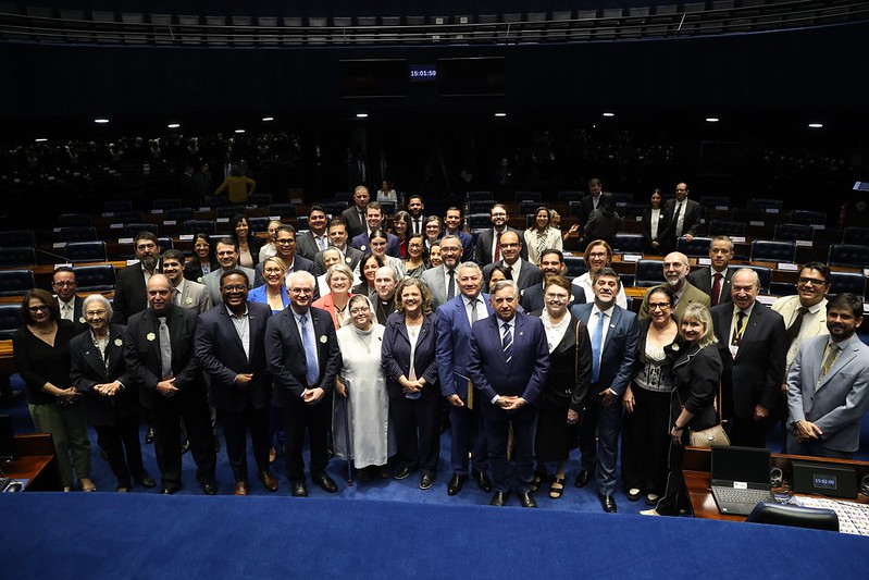 Sessão Solene realizada no Plenário do Senado Federal em homenagem à ANEC