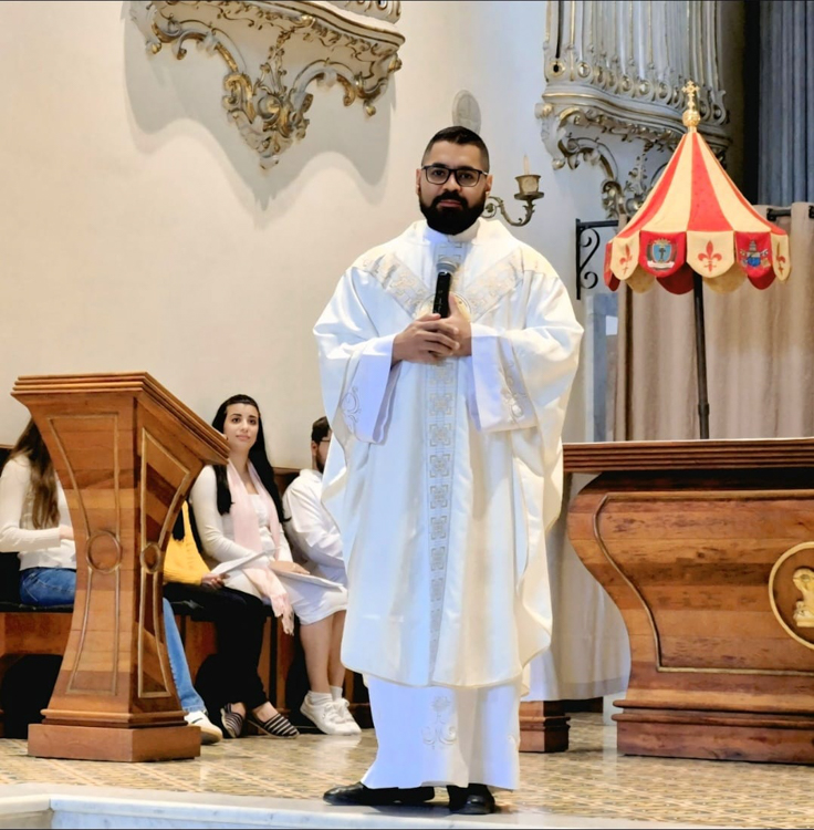 Padre Rodrigo Felipe na Basílica Histórica de Nossa Senhora Aparecida