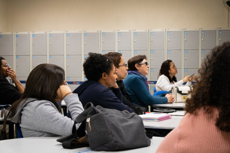 Alunos do curso de Biblioteconomia do Assunção
