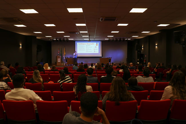 Evento de Acolhida no Auditório do Assunção 