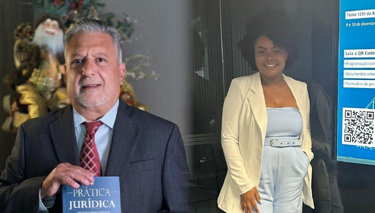 Imagens de dois alunos do Assunção em momentos marcantes de suas carreiras