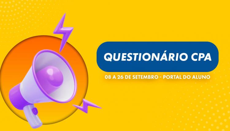 Queremos ouvir você! CPA 2025.2